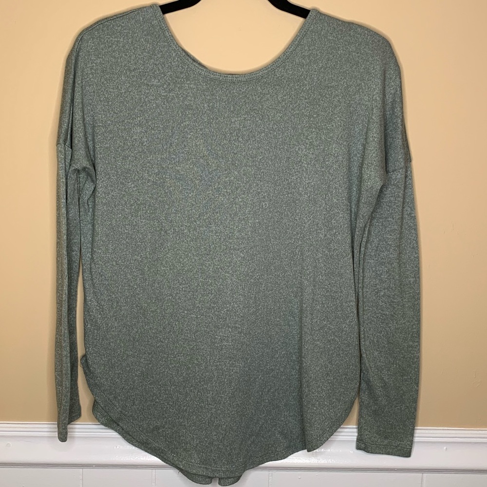 Rue 21 Army Green Long Sleeve Shirt